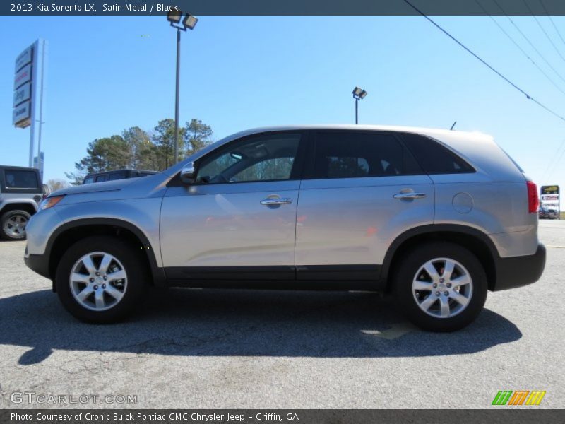 Satin Metal / Black 2013 Kia Sorento LX