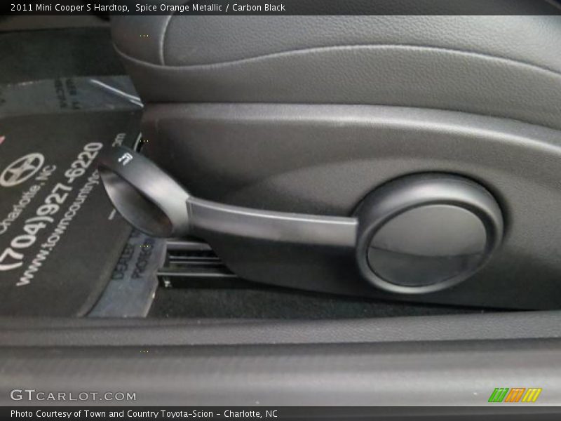 Spice Orange Metallic / Carbon Black 2011 Mini Cooper S Hardtop