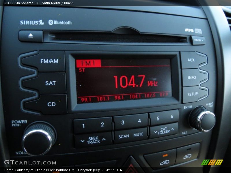 Satin Metal / Black 2013 Kia Sorento LX