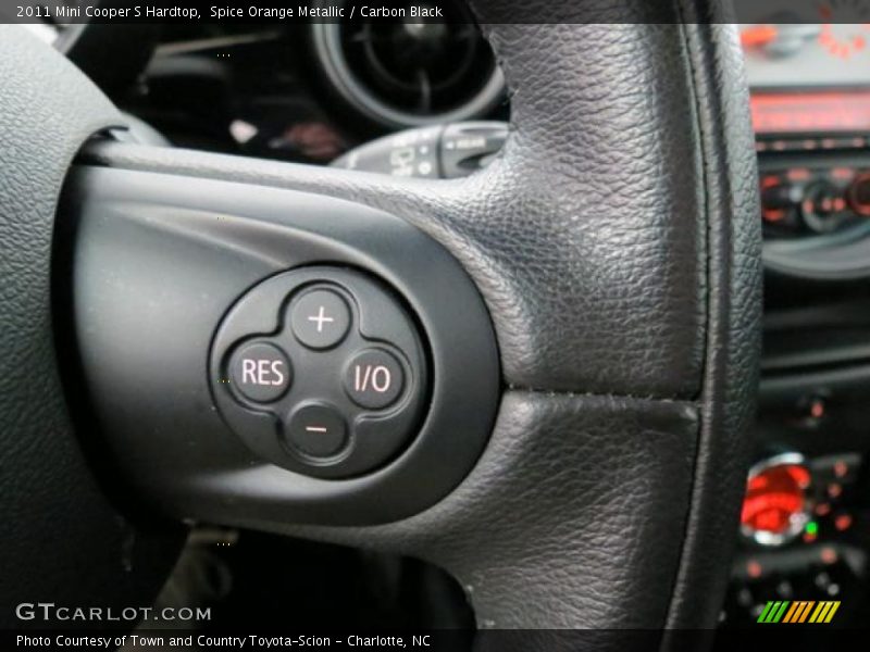 Spice Orange Metallic / Carbon Black 2011 Mini Cooper S Hardtop