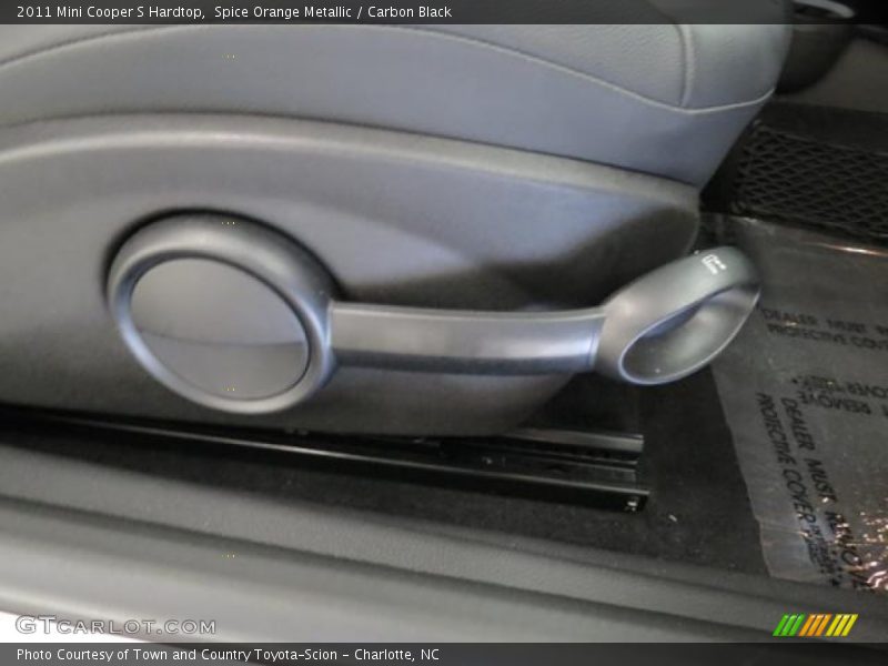 Spice Orange Metallic / Carbon Black 2011 Mini Cooper S Hardtop