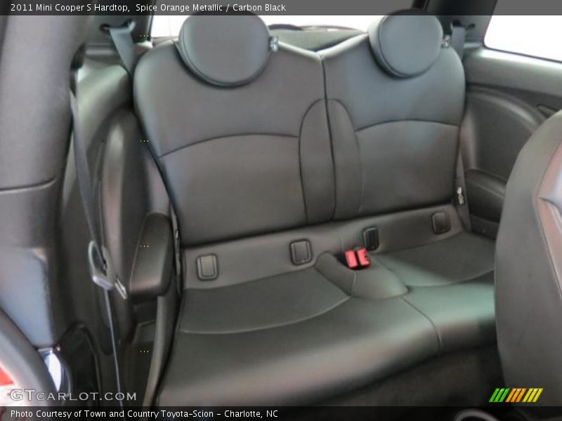 Rear Seat of 2011 Cooper S Hardtop