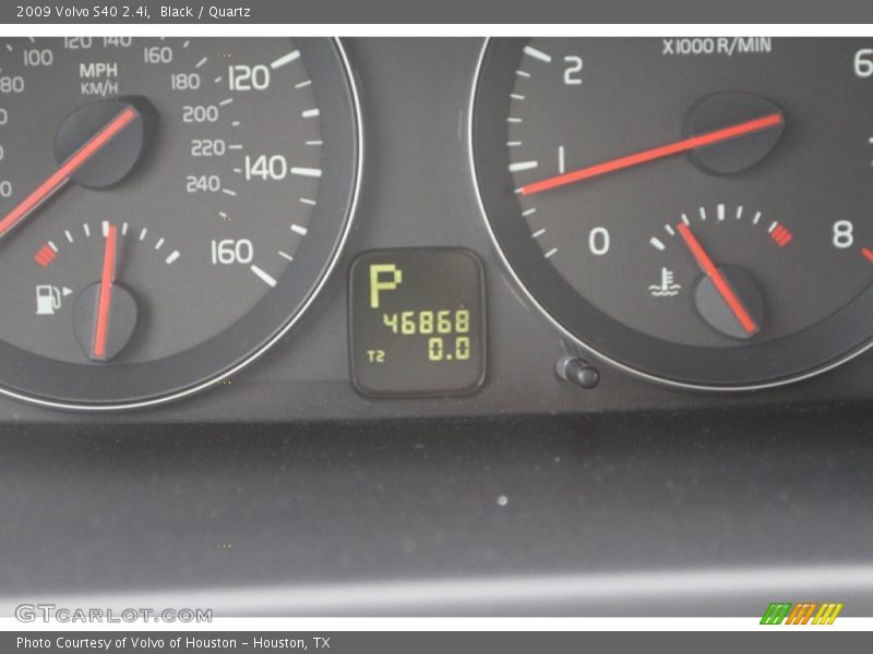 Black / Quartz 2009 Volvo S40 2.4i