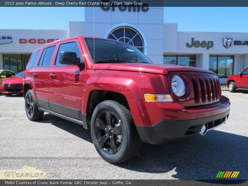 Deep Cherry Red Crystal Pearl / Dark Slate Gray 2013 Jeep Patriot Altitude