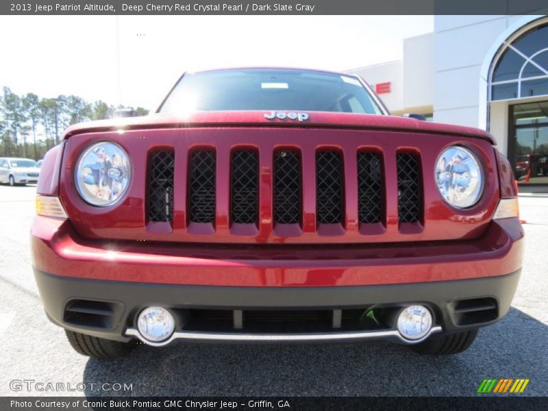 Deep Cherry Red Crystal Pearl / Dark Slate Gray 2013 Jeep Patriot Altitude
