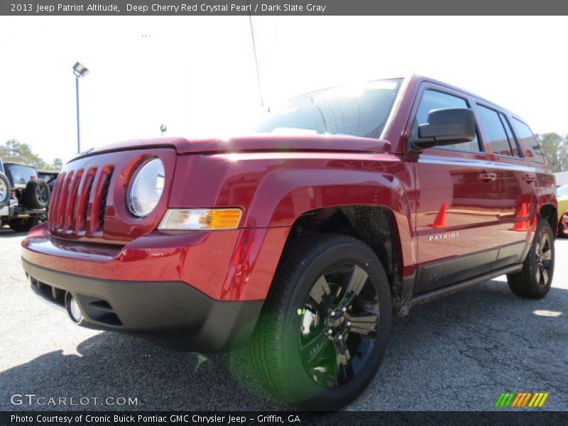 Deep Cherry Red Crystal Pearl / Dark Slate Gray 2013 Jeep Patriot Altitude