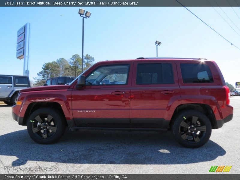 Deep Cherry Red Crystal Pearl / Dark Slate Gray 2013 Jeep Patriot Altitude