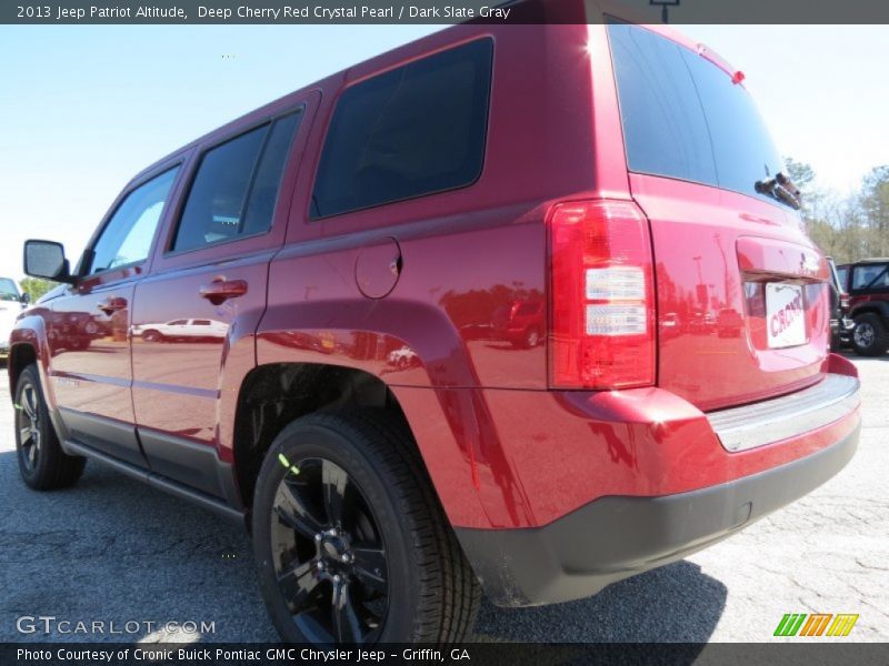 Deep Cherry Red Crystal Pearl / Dark Slate Gray 2013 Jeep Patriot Altitude