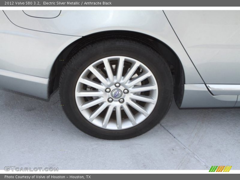 Electric Silver Metallic / Anthracite Black 2012 Volvo S80 3.2
