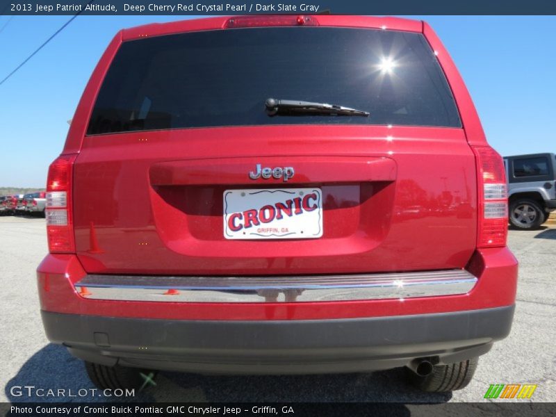 Deep Cherry Red Crystal Pearl / Dark Slate Gray 2013 Jeep Patriot Altitude