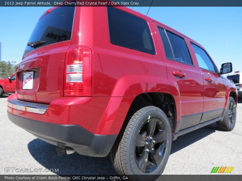 Deep Cherry Red Crystal Pearl / Dark Slate Gray 2013 Jeep Patriot Altitude