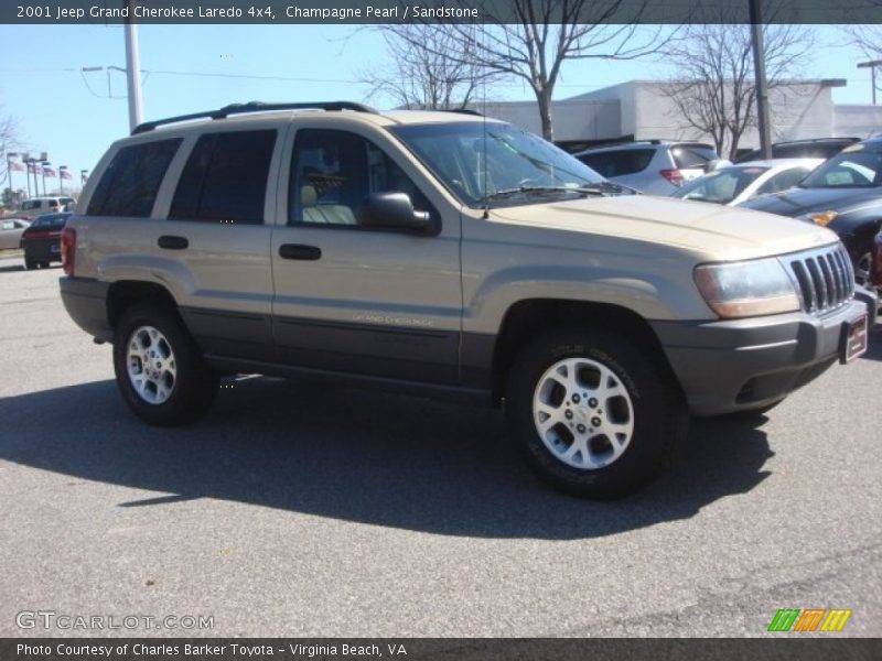Champagne Pearl / Sandstone 2001 Jeep Grand Cherokee Laredo 4x4
