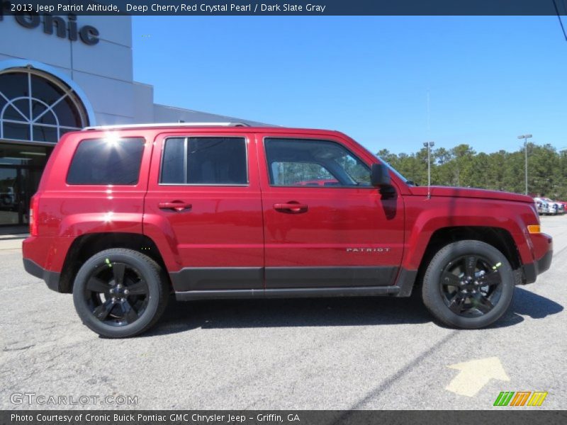 Deep Cherry Red Crystal Pearl / Dark Slate Gray 2013 Jeep Patriot Altitude