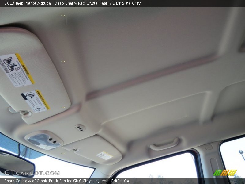 Deep Cherry Red Crystal Pearl / Dark Slate Gray 2013 Jeep Patriot Altitude
