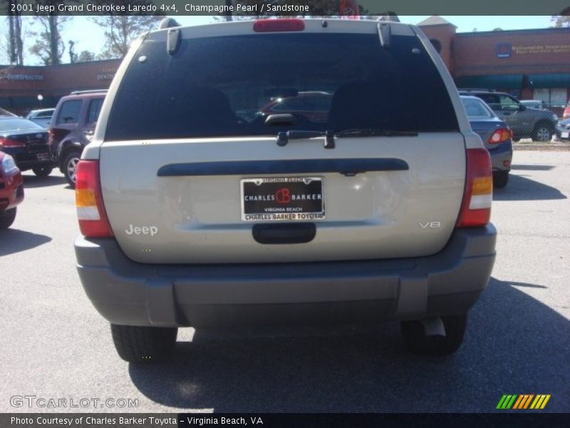 Champagne Pearl / Sandstone 2001 Jeep Grand Cherokee Laredo 4x4