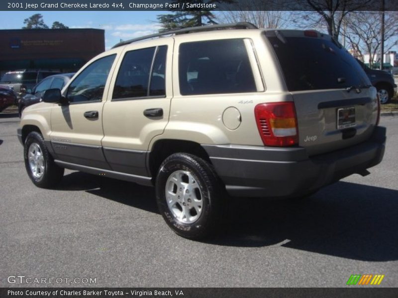 Champagne Pearl / Sandstone 2001 Jeep Grand Cherokee Laredo 4x4