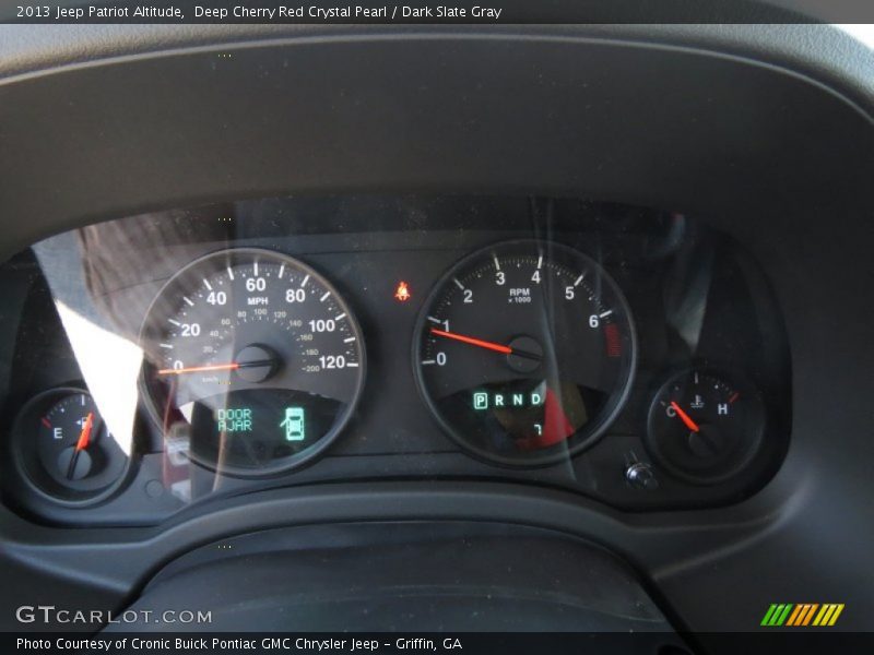 Deep Cherry Red Crystal Pearl / Dark Slate Gray 2013 Jeep Patriot Altitude