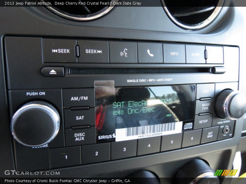 Deep Cherry Red Crystal Pearl / Dark Slate Gray 2013 Jeep Patriot Altitude
