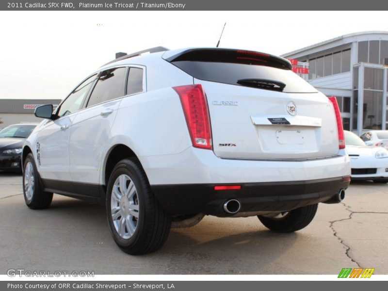 Platinum Ice Tricoat / Titanium/Ebony 2011 Cadillac SRX FWD