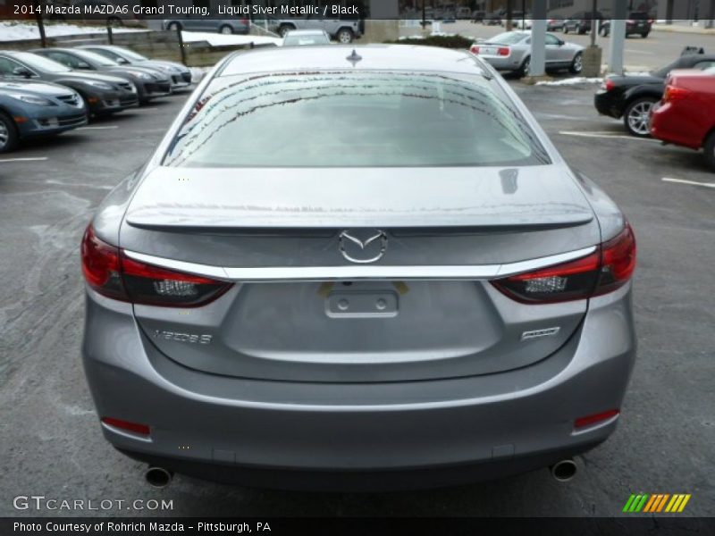 Liquid Siver Metallic / Black 2014 Mazda MAZDA6 Grand Touring