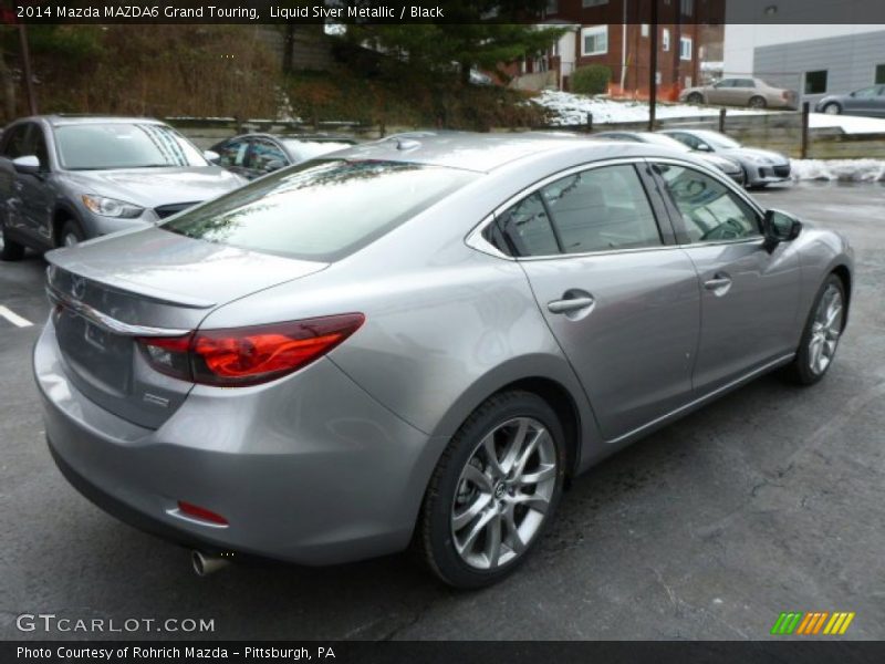 Liquid Siver Metallic / Black 2014 Mazda MAZDA6 Grand Touring