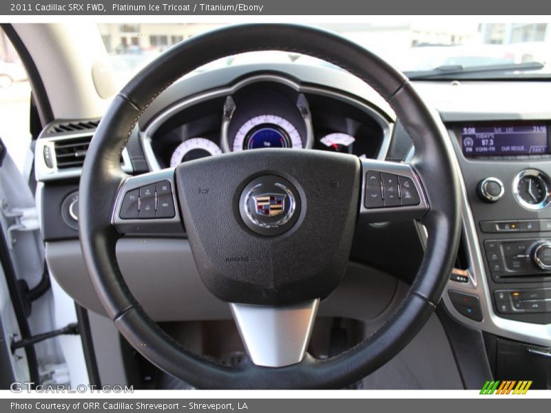 Platinum Ice Tricoat / Titanium/Ebony 2011 Cadillac SRX FWD