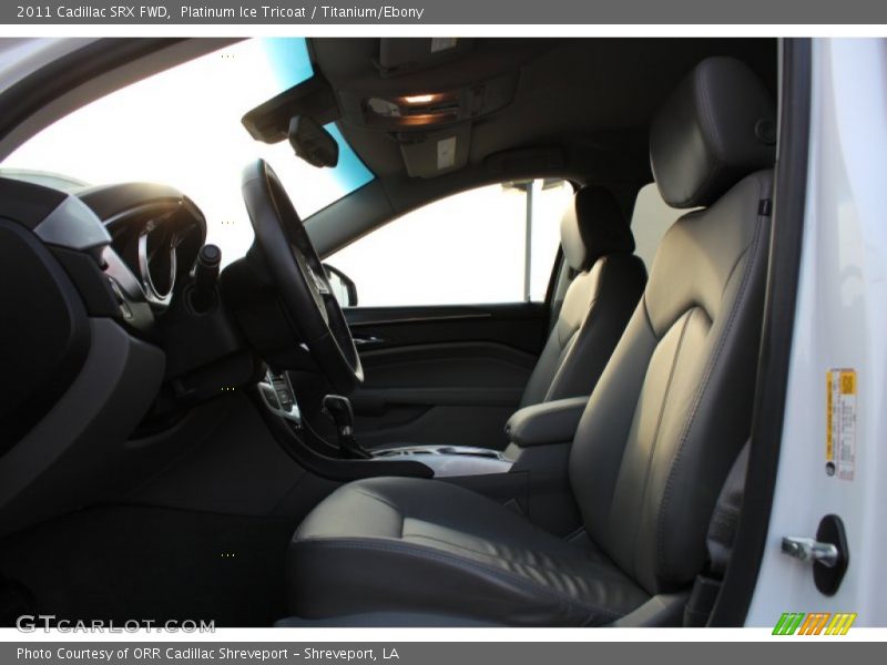 Platinum Ice Tricoat / Titanium/Ebony 2011 Cadillac SRX FWD