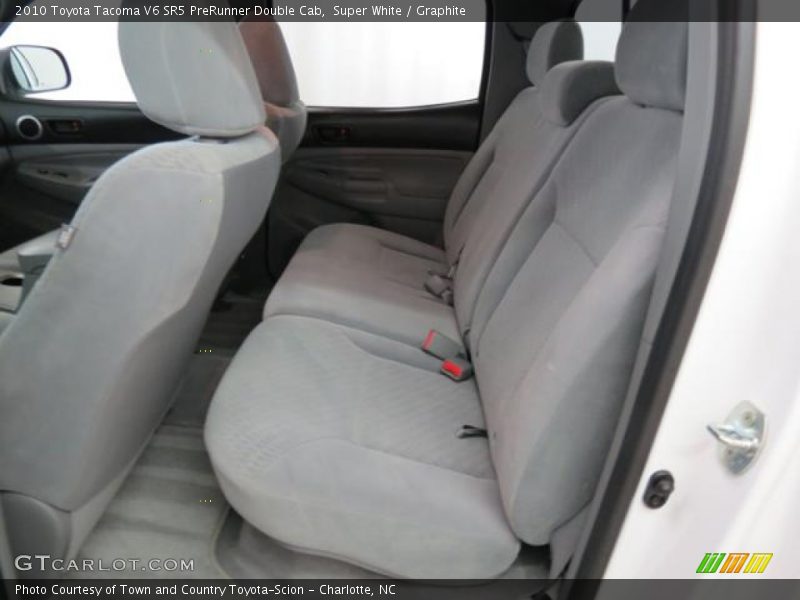 Super White / Graphite 2010 Toyota Tacoma V6 SR5 PreRunner Double Cab