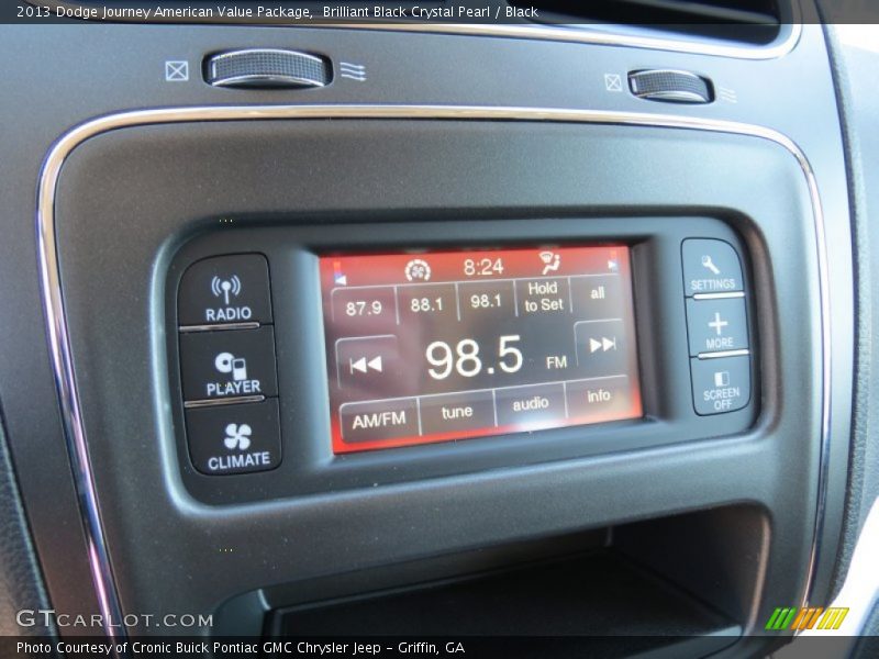 Brilliant Black Crystal Pearl / Black 2013 Dodge Journey American Value Package