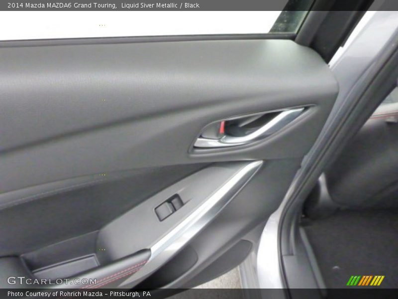 Liquid Siver Metallic / Black 2014 Mazda MAZDA6 Grand Touring