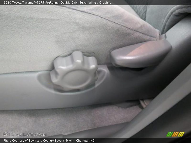 Super White / Graphite 2010 Toyota Tacoma V6 SR5 PreRunner Double Cab