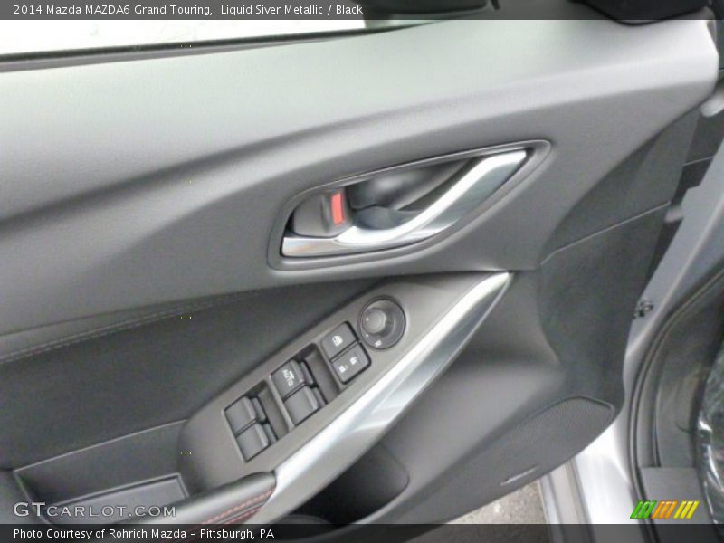 Liquid Siver Metallic / Black 2014 Mazda MAZDA6 Grand Touring