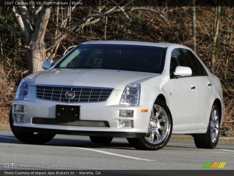 Light Platinum / Ebony 2007 Cadillac STS V8