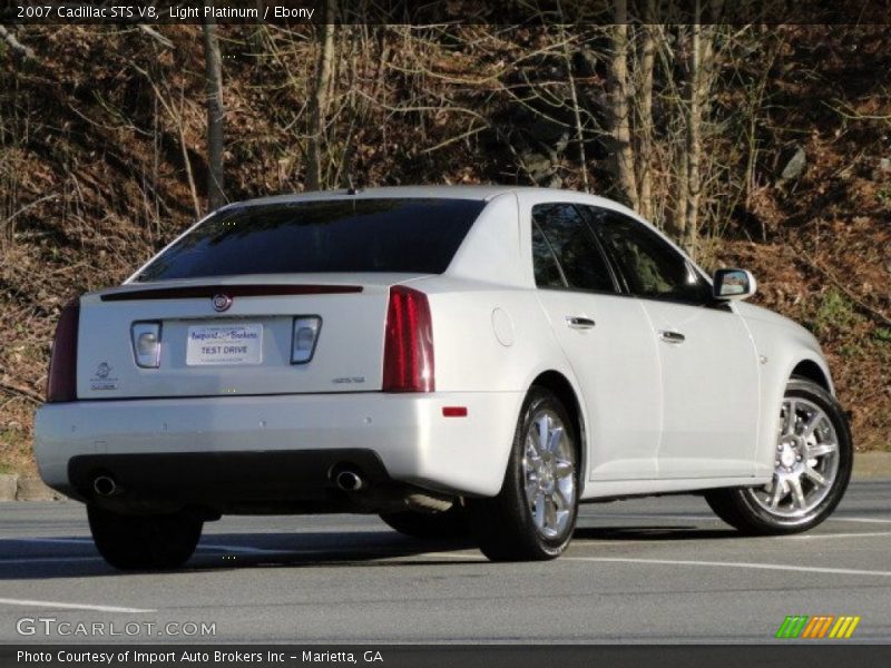 Light Platinum / Ebony 2007 Cadillac STS V8