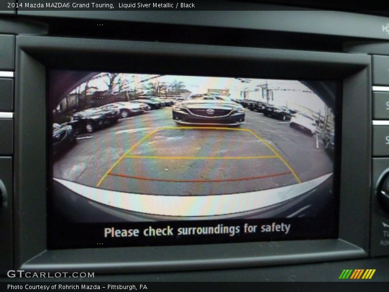 Liquid Siver Metallic / Black 2014 Mazda MAZDA6 Grand Touring
