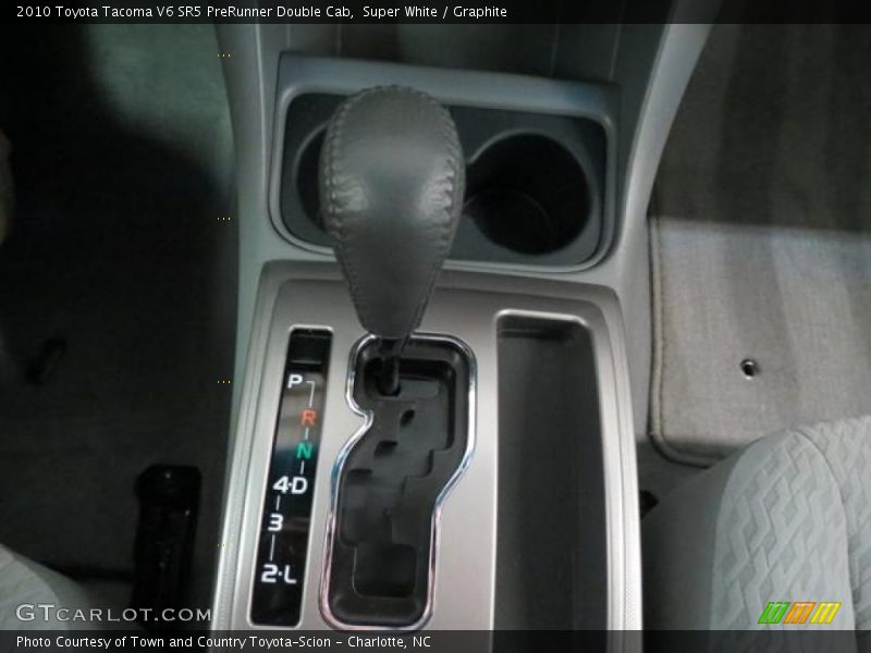 Super White / Graphite 2010 Toyota Tacoma V6 SR5 PreRunner Double Cab