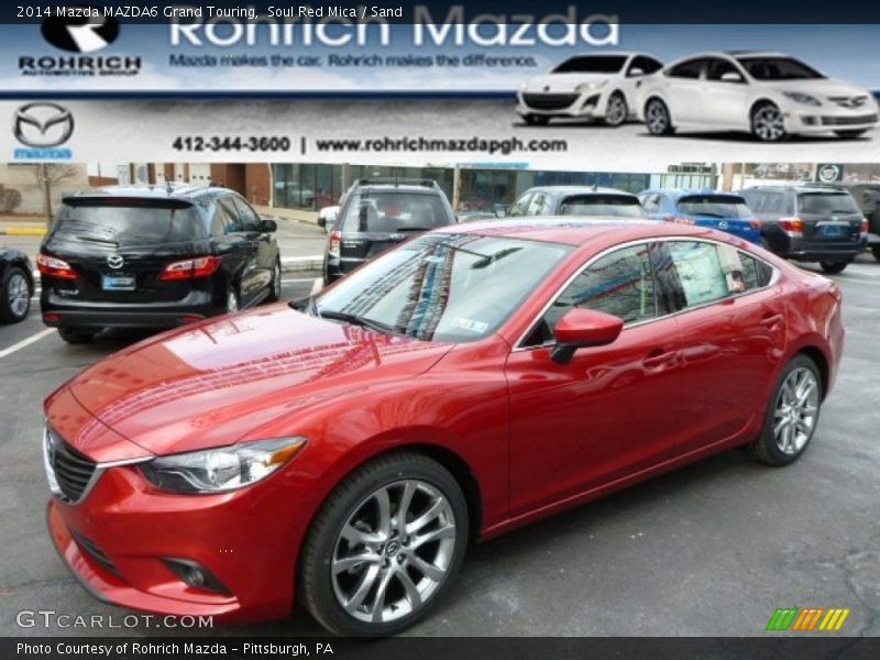 Soul Red Mica / Sand 2014 Mazda MAZDA6 Grand Touring