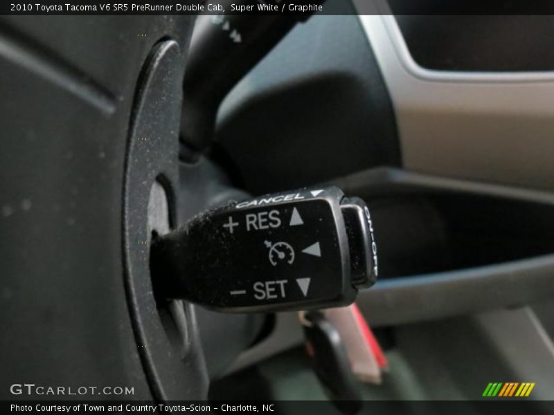 Super White / Graphite 2010 Toyota Tacoma V6 SR5 PreRunner Double Cab