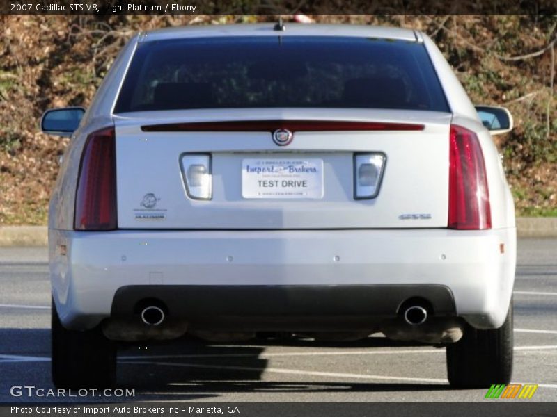 Light Platinum / Ebony 2007 Cadillac STS V8