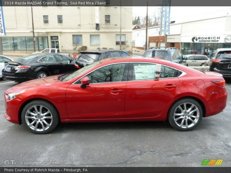 Soul Red Mica / Sand 2014 Mazda MAZDA6 Grand Touring