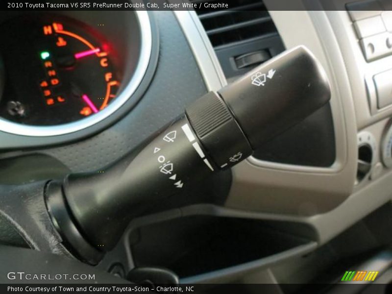 Super White / Graphite 2010 Toyota Tacoma V6 SR5 PreRunner Double Cab