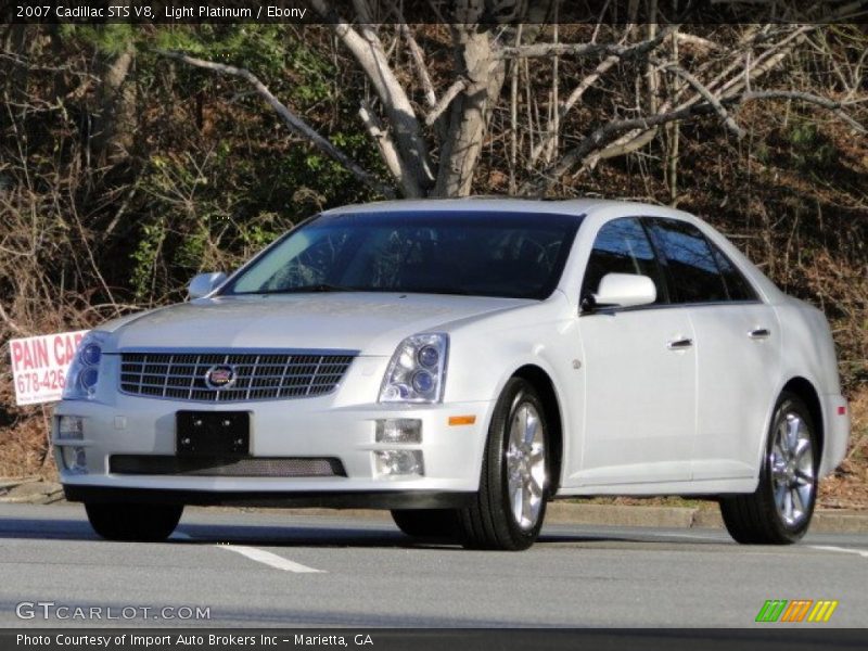 Light Platinum / Ebony 2007 Cadillac STS V8