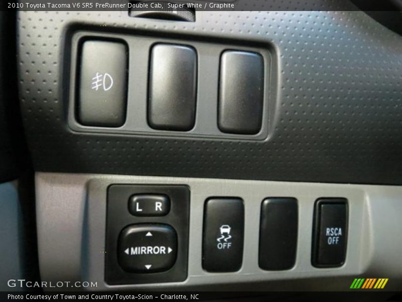 Super White / Graphite 2010 Toyota Tacoma V6 SR5 PreRunner Double Cab