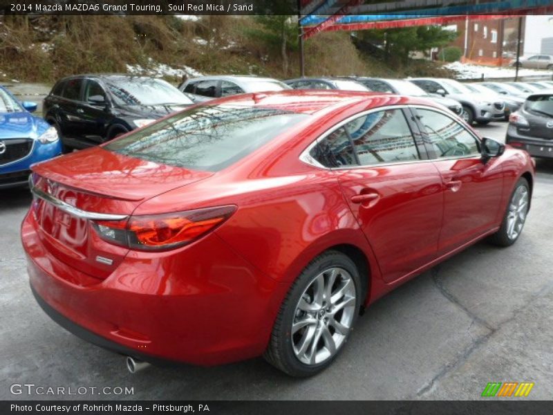 Soul Red Mica / Sand 2014 Mazda MAZDA6 Grand Touring