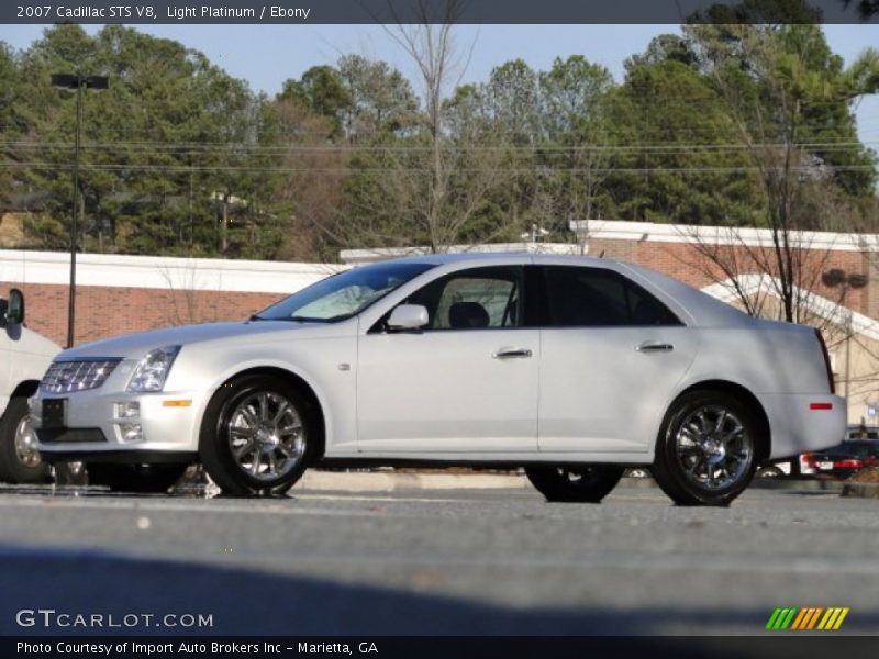 Light Platinum / Ebony 2007 Cadillac STS V8