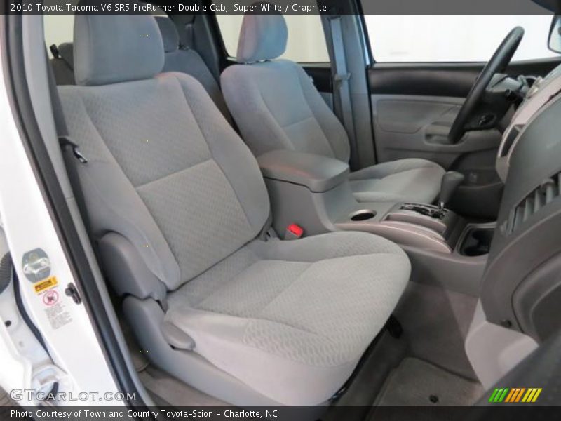 Super White / Graphite 2010 Toyota Tacoma V6 SR5 PreRunner Double Cab
