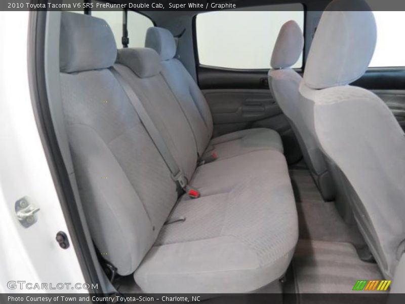 Super White / Graphite 2010 Toyota Tacoma V6 SR5 PreRunner Double Cab
