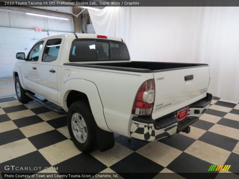 Super White / Graphite 2010 Toyota Tacoma V6 SR5 PreRunner Double Cab