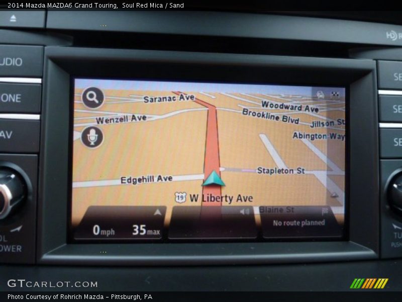 Navigation of 2014 MAZDA6 Grand Touring