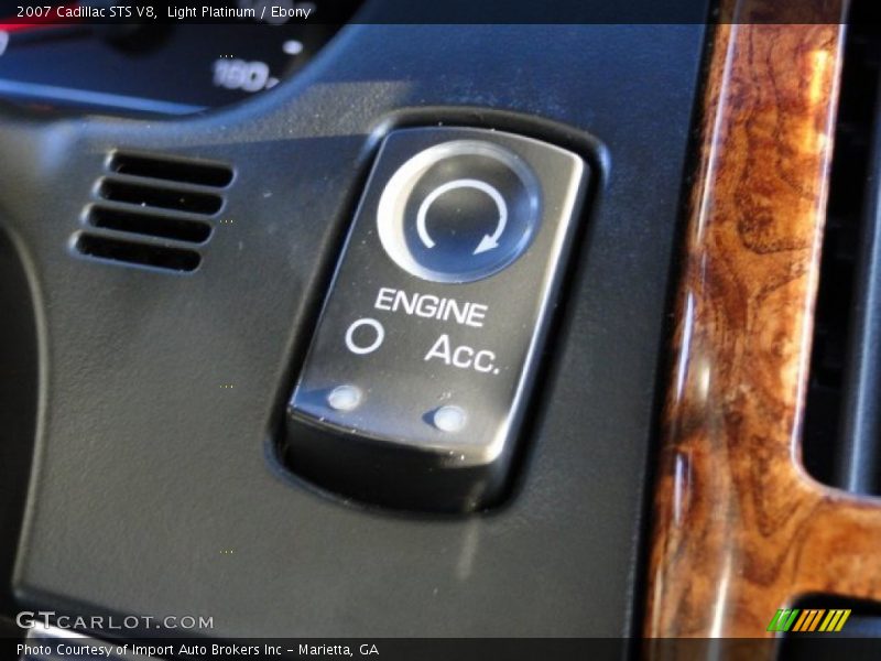 Light Platinum / Ebony 2007 Cadillac STS V8